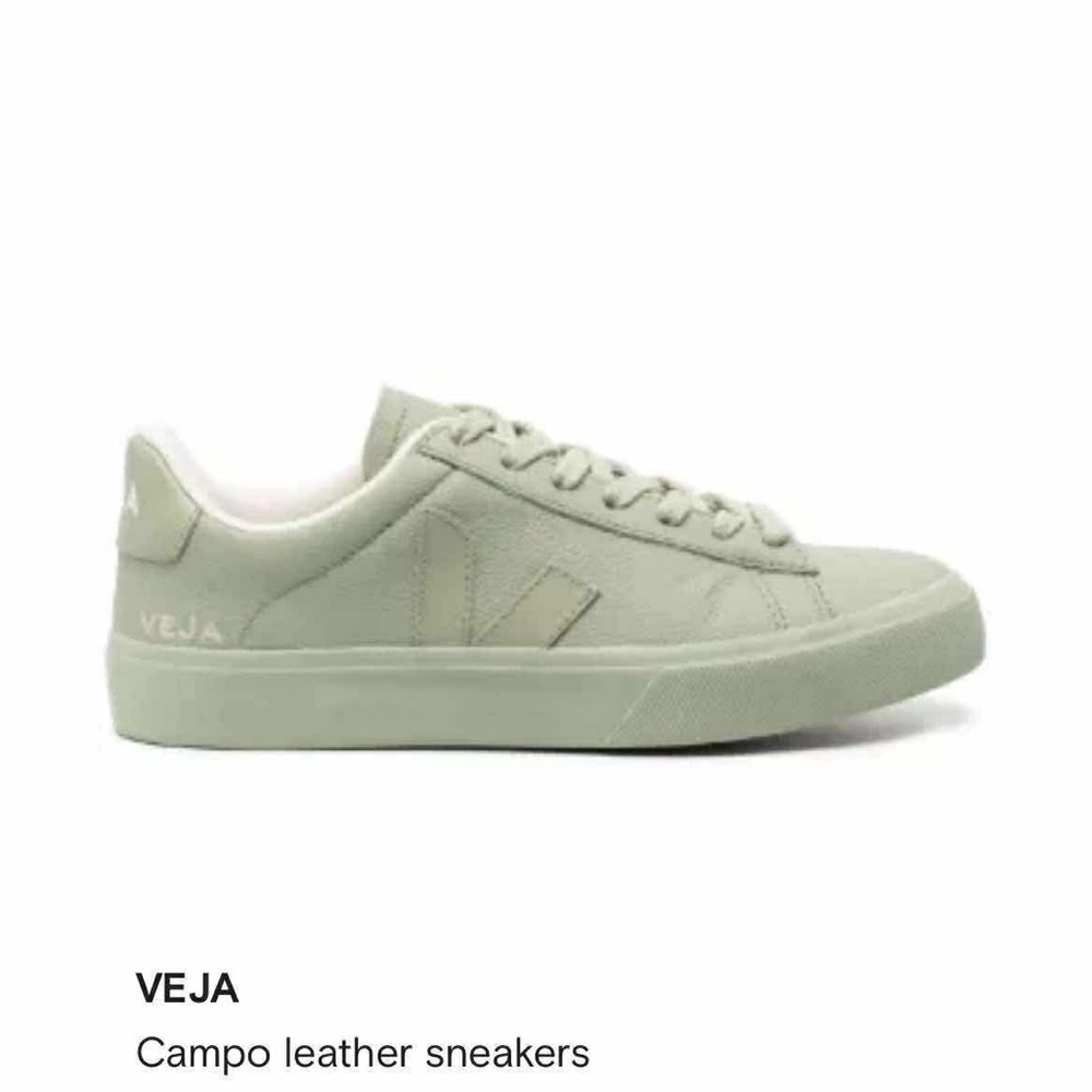 Veja Campo low-top sneakers, light green, size EU 39 - barely worn / like new - Picture 2 of 7